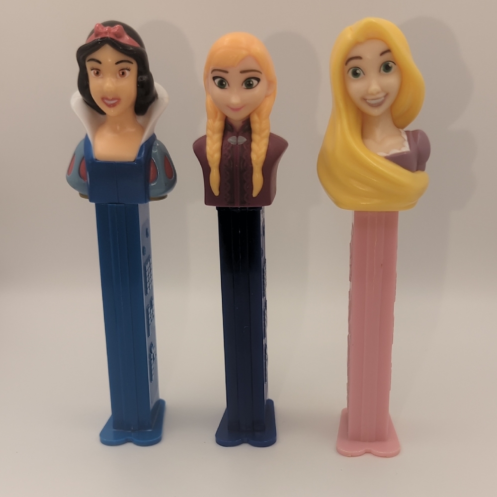 Disney Princess PEZ Dispenser Set - Snow White Anna Rapunzel